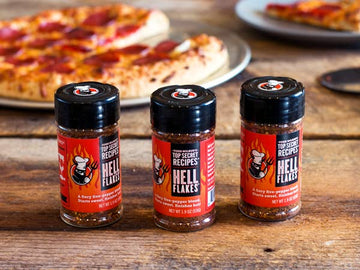 Todd Wilburs Top Secret Recipes Crushed Red Pepper Flakes - Unique Blend of 5 Peppers - 1.9 oz, 2 Pack