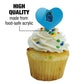 GRAPHICS & MORE Cupcake Picks Set of 6, Acrylic, Heart Love Design, University of West Florida, Model CUPCAKE.HEART.CLCWFL.Z008416