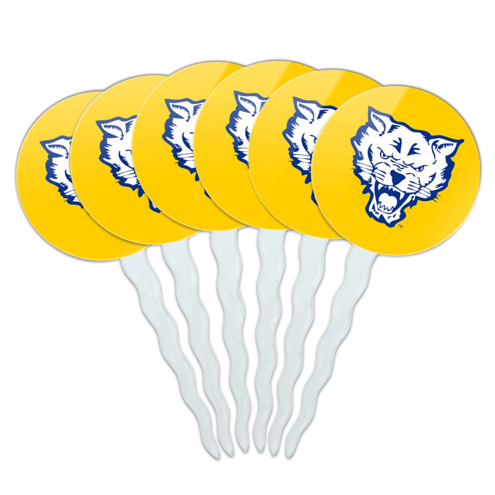 Fort Valley State University Secondary Logo Cupcake Picks Toppers Decoration Set of 6