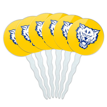 Fort Valley State University Secondary Logo Cupcake Picks Toppers Decoration Set of 6