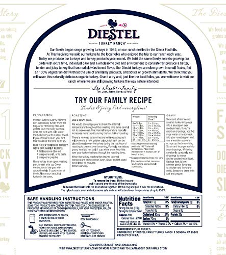 Diestel, Fresh Young Turkey, 14lbs, No Antibiotics Ever