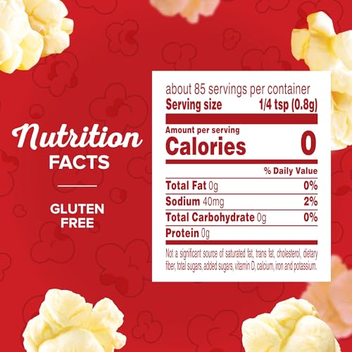 Orville Redenbachers Popcorn Seasoning, Movie Theater Butter Flavor, 2.4 oz. (Pack of 2)
