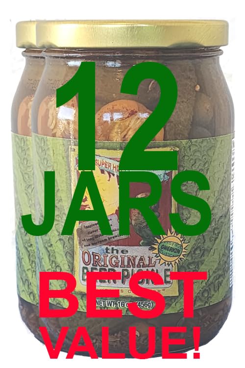 Conscious Choice Foods Beer Pickle Gherkins - Super Hot & Spicy Dill - 12 Jars Full Case