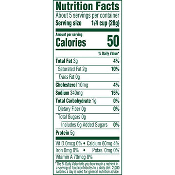 Athenos Traditional Reduced Fat Crumbled Feta Cheese (5 oz Tub)