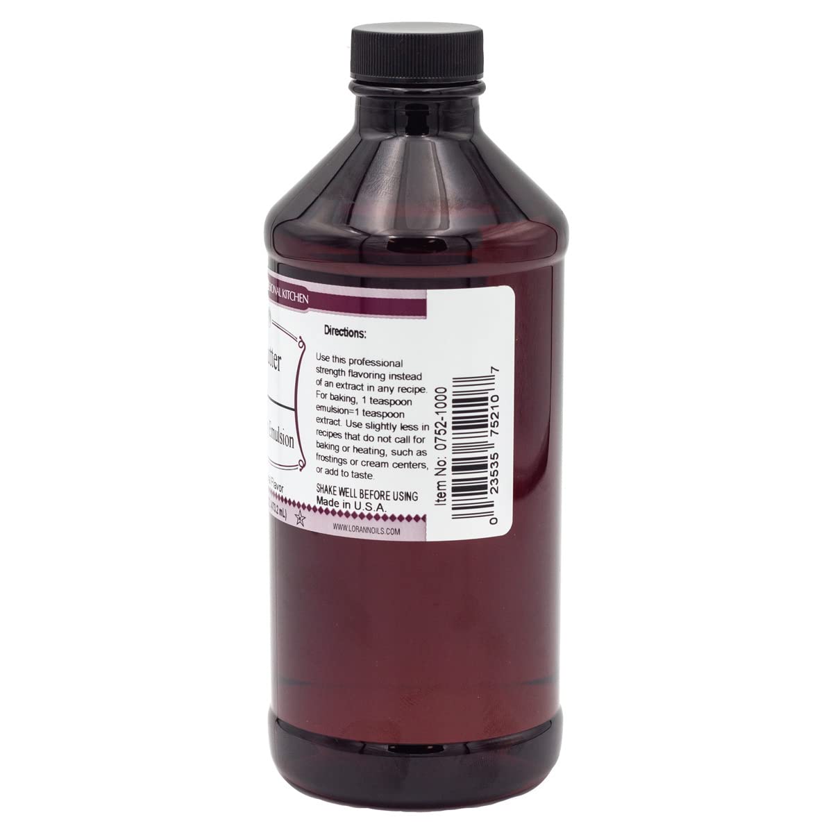 Lorann Oils Butter Bakery Emulsion: True Butter Flavor, Ideal For Enhancing Rich Dairy Notes In Baked Goods, Gluten-Free, Keto-F
