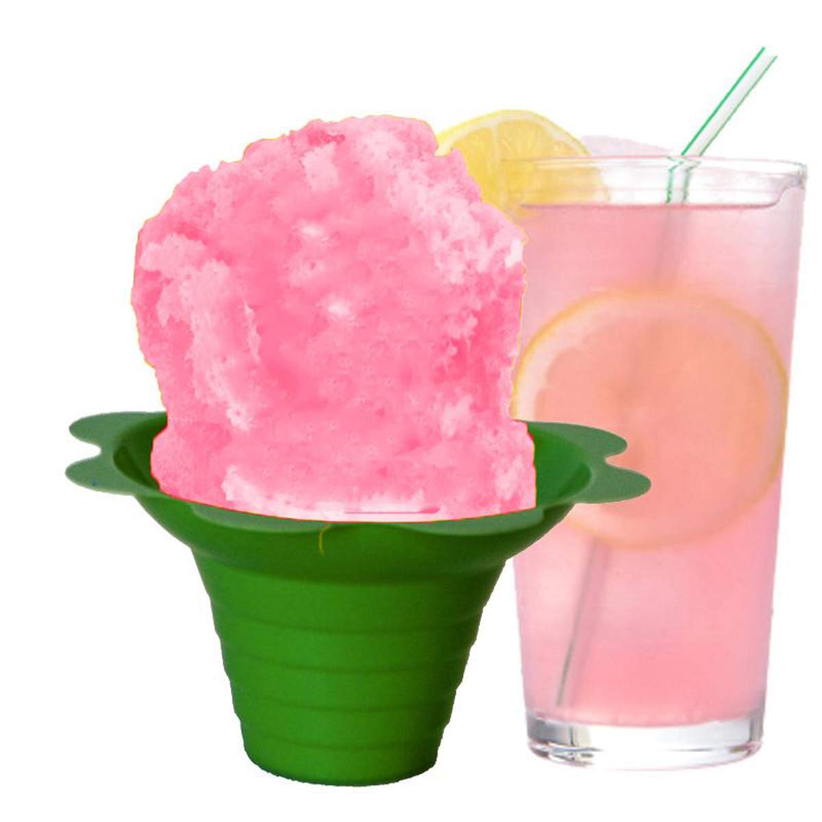 Hypothermias Shaved Ice & Snow Cone Syrup - BPA-Free Plastic Bottle Quart (32 Fl. Oz) - Pink Lemon Sour - Non-GMO 100% Pure Cane
