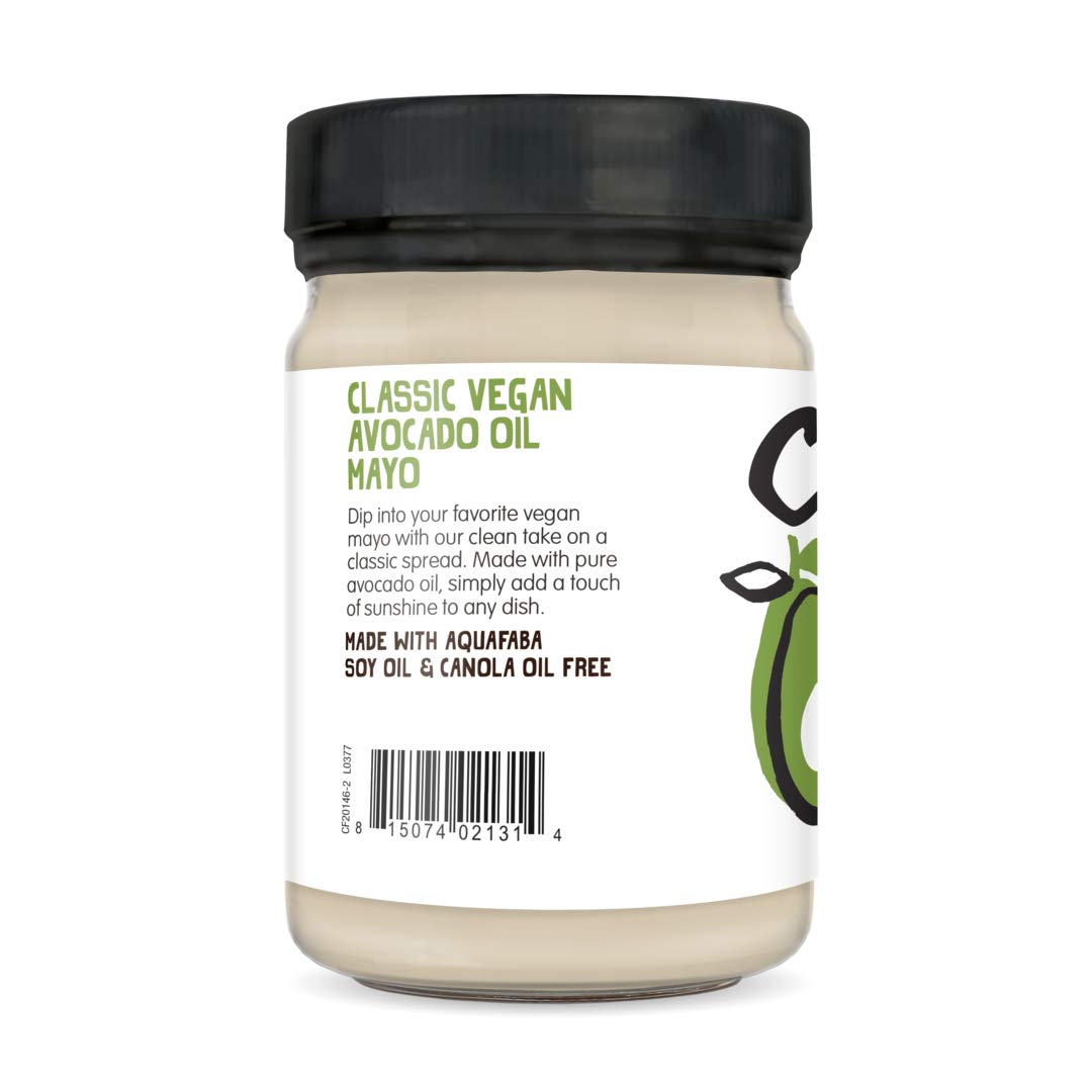 Chosen Foods Vegan Avocado Oil Mayo - 100% Pure Plant-Based, Gluten Free, Kosher, Non-GMO, for Sandwiches, Dressings, Cooking, a