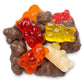 Sweetgourmet Milk Chocolate Covered Gummy Bears | Cherry, Orange, Pineapple, Strawberry/Banana | 1 Pound