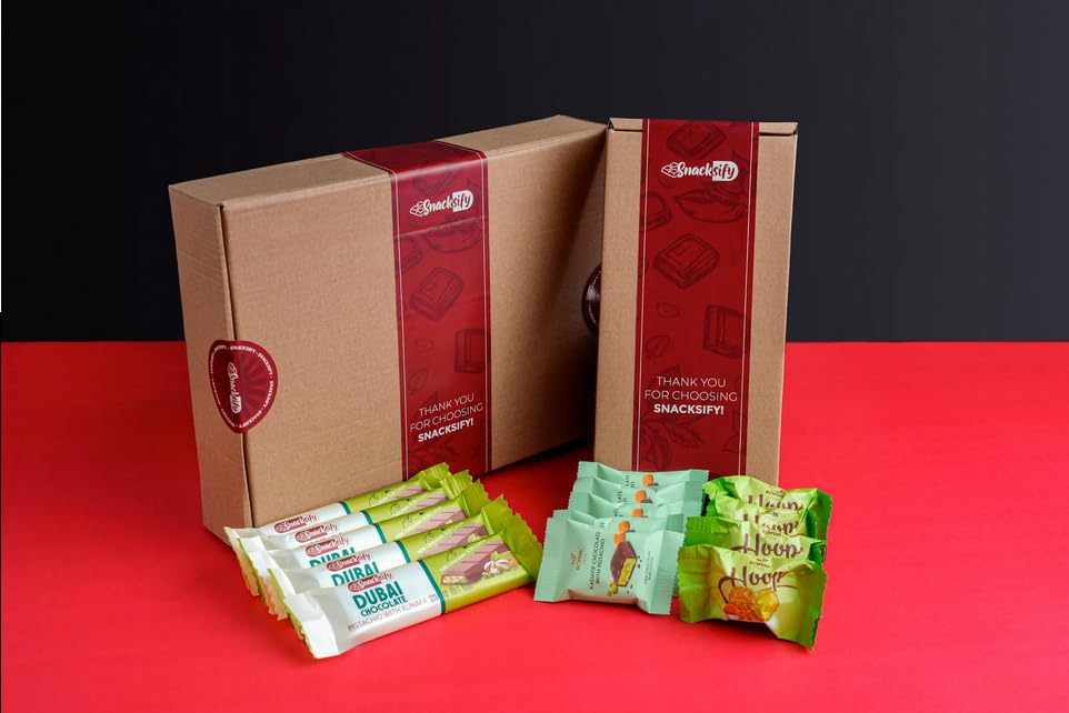 20 Count | Mini Dubai Chocolate & Candy - 6 Mini Dubai Bar 27 G And 8 Dubai Candy 13 G - 6 Dubai Pistachio Ball - Amazing Gift Box