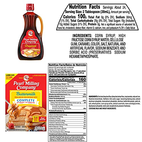 Pearl Milling Company Pancake Cups, 2 Flavor Variety, 2.11 Oz, Pack of 12