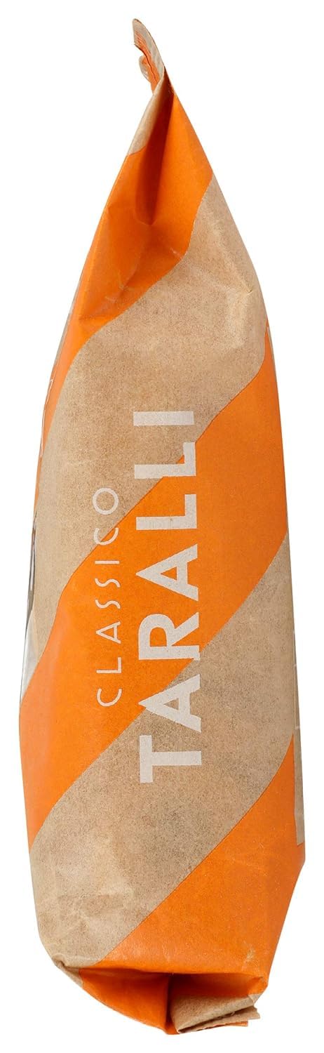 MITICA Classic Taralli Snack, 8.8 oz. (Pack of 12), Italian Crunchy Breadsticks