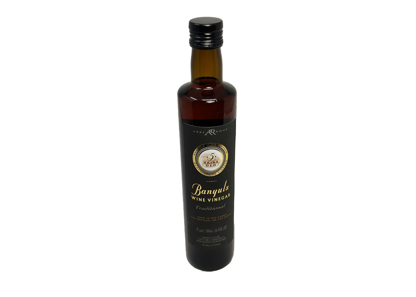 Cave de LAbbe Rous Banyuls Red Wine Vinegar, Aged 5 Years, 16.9 Fl Oz