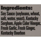 spirit-inspired flavor Barrel Foods Kentuckyaki Sauce, 375 ml, 12.68 Fl Oz, Pack of 1