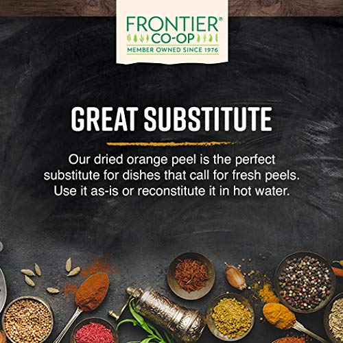 Frontier Co-op Cut and Sifted Orange Peel, 16 Ounce, Natural Flavoring