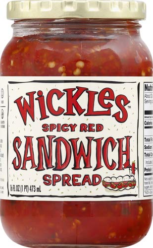 Wickles Spicy Red Sandwich Spread 16 OZ (Pack - 1)