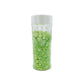 Weraru Edible Green Pearl Sugar Sprinkles Candy Mixing Size Baking Edible Cake Decorations Cupcake Toppers Cookie Decorating Cel