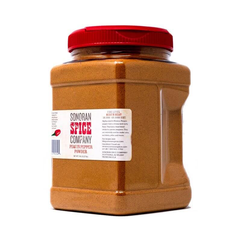 Sonoran Spice Pequin Pepper Powder, 1 Kg, Red, Model PEQUIN-POWDER-1KG