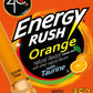 4C Powder Energy Rush Stix, Energy Rush - Orange 350 Count, Bulk Buy, Singles Stix, On The Go, Refreshing Water Flavorings, Value Pack