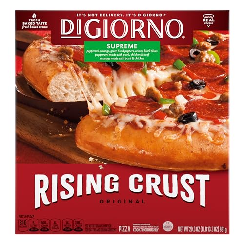 Digiorno Frozen Pizza, Rising Crust Supreme Pizza 29.3 oz