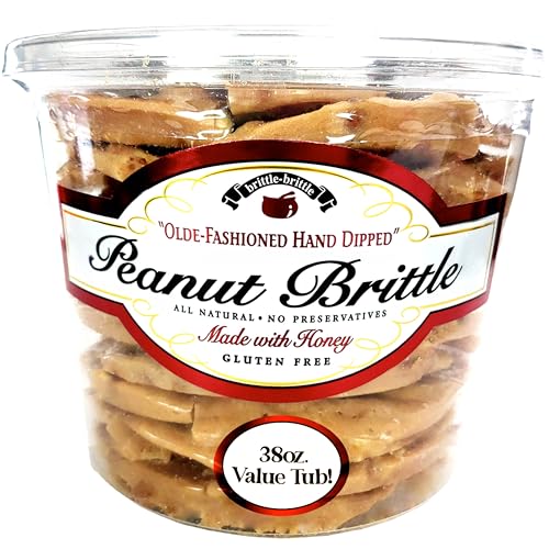 Brittle-Brittle Peanut Brittle 38 Oz