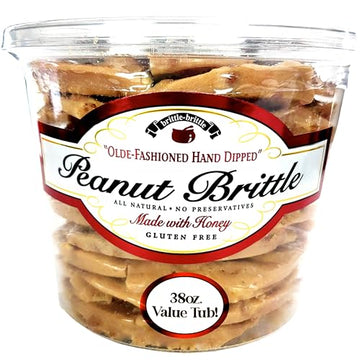 Brittle-Brittle Peanut Brittle 38 Oz
