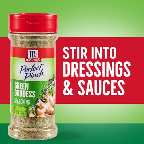 McCormick Perfect Pinch Seasoning  Green Goddess  For Adding Tangy  Herby Flavor to Chicken  Roasted Veggies  Dressings  Sauces & More  4.23 oz