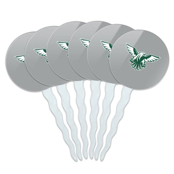 Northeastern State Secondary Logo Cupcake Picks Toppers Decoration Set of 6