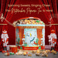 Christmas Popcorn Gift Tin - Gourmet Food Gifts - Plays Music - Chocolate & Popcorn Gift Tin, Holiday Basket - Nut Er Suite- Bonnie And Pop