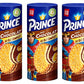 Lu - Prince Chocolate Biscuits - 3 Packs - 300G Per Pack - Chocolate Chip Flavored Cookies - With Chocolate Nuggets - Rich In Cereals - Cocoa Cream Filling Sandwiched