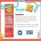 Better with Buckwheat Sea Salt Crackers, 6-Pack - A Complete Protein, Gluten-Free Crackers, Healthy Snack Crackers, Grain-Free,