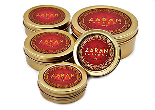 Zaran Saffron Superior Saffron Threads Premium Grade Spice for Culinary Uses, 4 Grams