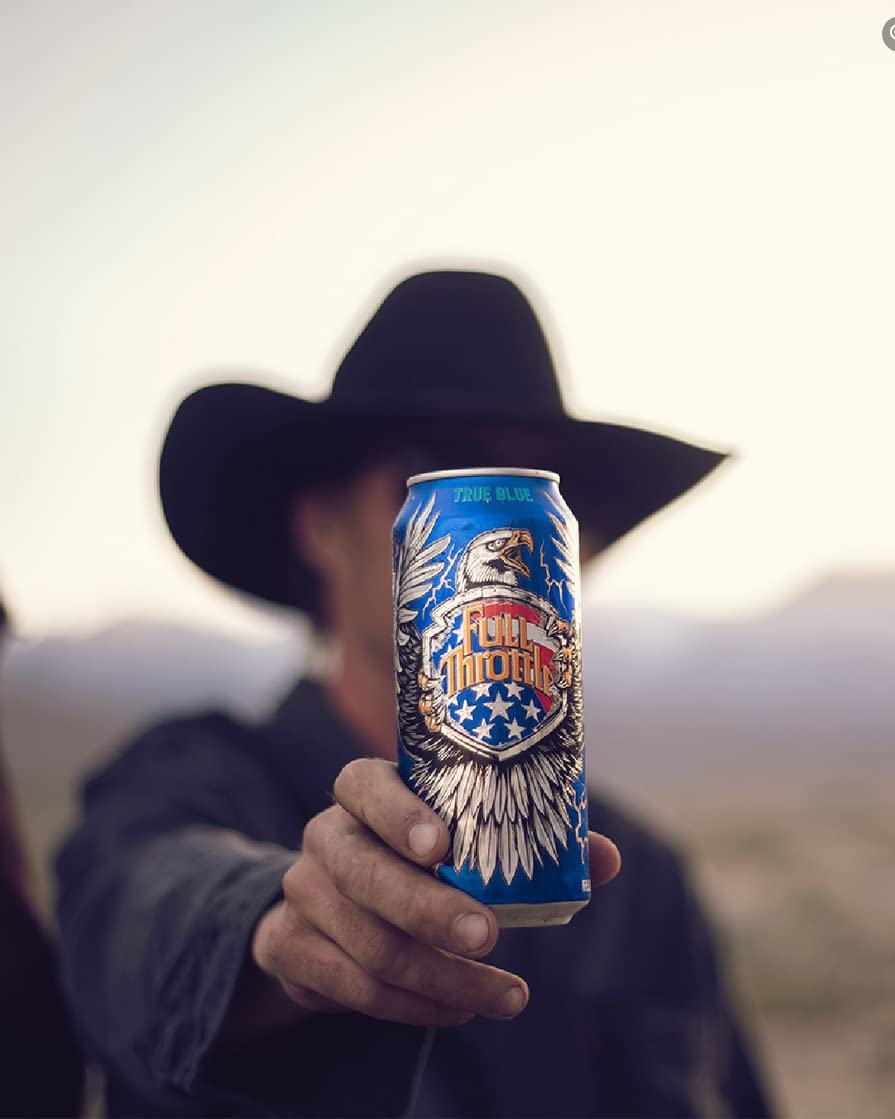 12 Pack - Full Throttle Energy Drink - Blue Agave - 16 Ounce