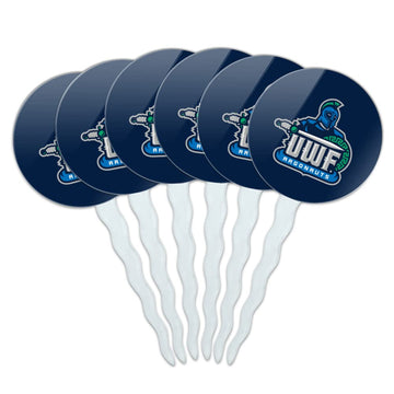 University of West Florida Primary Logo Cupcake Picks Toppers Decoration Set of 6