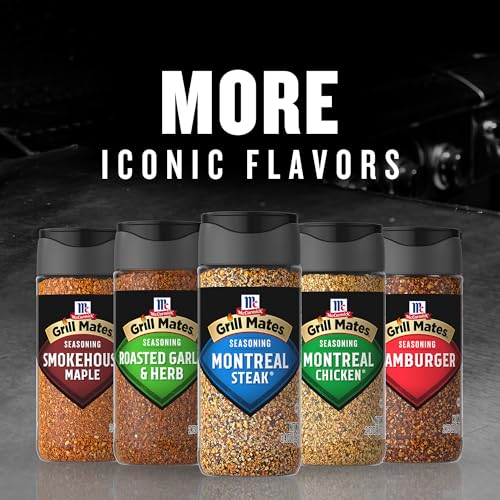 McCormick Grill Mates Seasoning, Montreal Steak, No MSG Added, Gluten Free, No Artificial Flavors, For Transforming Everyday Cut