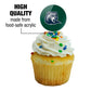 Drew University Secondary Logo Cupcake Picks Toppers Decoration Set Of 6