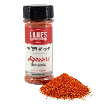 Lane'S Bbq Signature Rub Seasoning | All Natural | Gluten Free | No Msg | No Preservatives 4.6 Oz