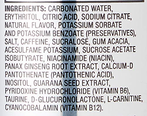 large online retailer Brand - Solimo Silver Energy Drink  Sugar-Free  Vegan  Low-Calorie  16 fl oz (Pack of 12)