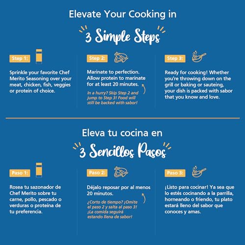 Chef Merito Carne Asada Meat Seasoning, 14 Ounce