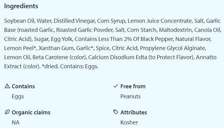Sweet Baby Ray's Lemon Pepper Sauce - 64 oz Bottle, Kosher, Gluten Free, Made in the USA
