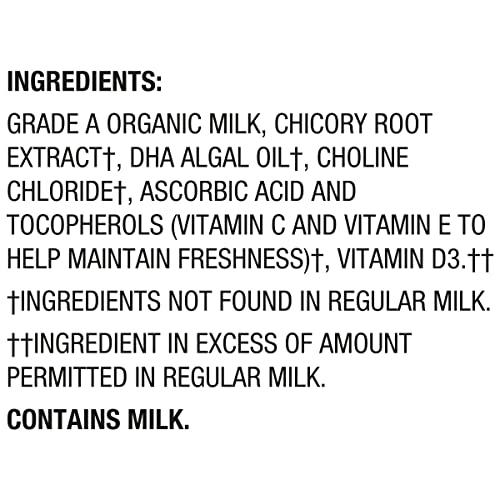 Horizon Organic Growing Years Whole Milk, High Vitamin D Organic Milk for Growing Kids with DHA Omega-3, Choline, and Prebiotics