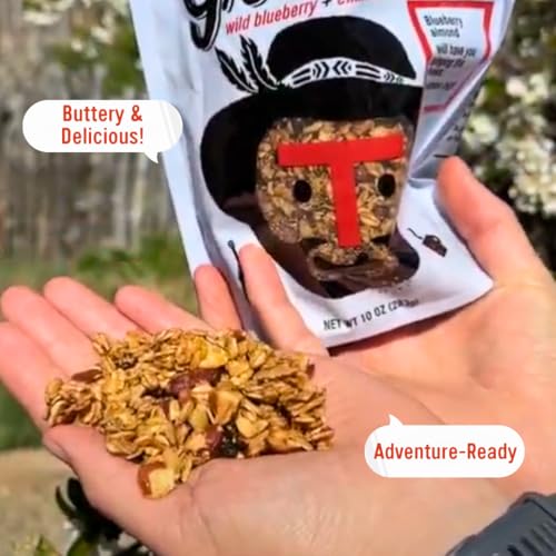 Taos Bakes Wild Blueberry & Cinnamon Granola - Gluten Free, 10 oz (Pack of 6)