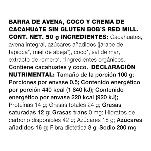 BOBS PNUTBT COCONUT OATS ( 12 X 1.76 OZ   )