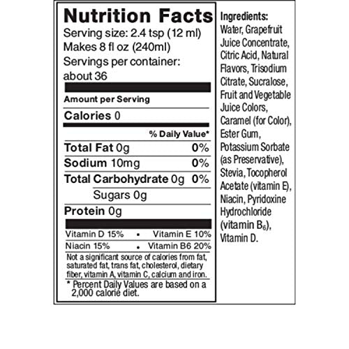 SodaStream Pink Grapefruit Zero Calorie Syrup, 14.8 Fluid Ounce
