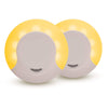 Sleep Aid Amber Night Light Plug In With Dusk To Dawn Sensor, Low Blue Led Promotes Melatonin Production And Healthy Sleep, On-O