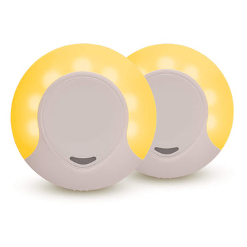 Sleep Aid Amber Night Light Plug In With Dusk To Dawn Sensor, Low Blue Led Promotes Melatonin Production And Healthy Sleep, On-O