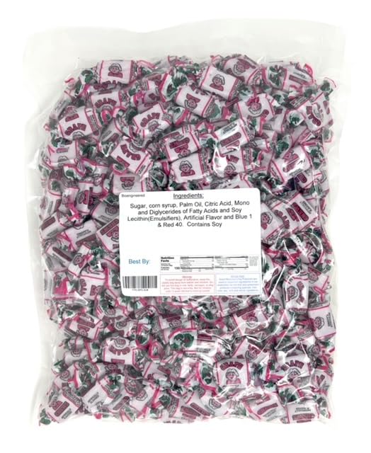 Grape Flavored Fruit Chews, 2 Pounds Bulk