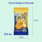 Minecook Dalgona Seasoned Almonds Snack | Work, Trip, Camping, Party Snacks | Korean Souvenir (0.63Oz * 10 Packs)