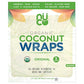 NUCO Certified ORGANIC Paleo Gluten Free Vegan Coconut Wraps, 5 Wraps, 2.47 oz