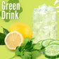 Green Drink Powder Cucumber Cilantro Honey Refresher Natural Superfood 12Oz Great For Loaded Tea Bubble Tea