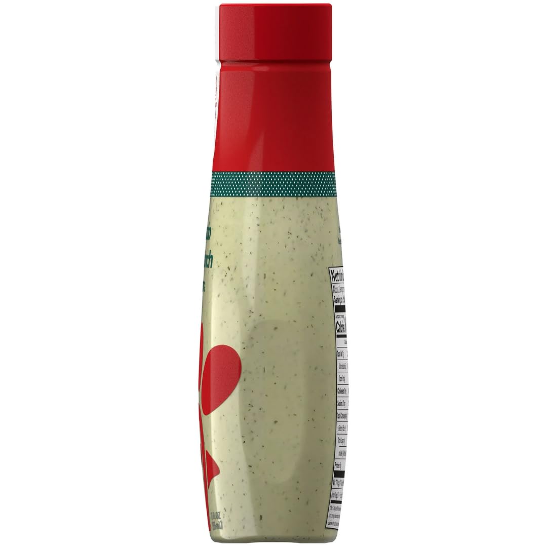 Chick-fil-A Avocado Lime Ranch Salad Dressing  12 oz (2-pack) Bundle with Giri Plastic Spork and Stainless Steel Condiment Cup (3 Items)
